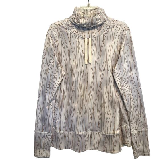 Calia Cold Weather Compression Sweatshirt Womens Medium Entwined Silver Active - Picture 1 of 8